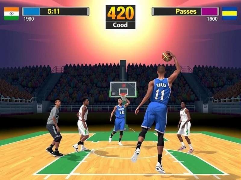 India Basketball Pro Gameplay Screenshot