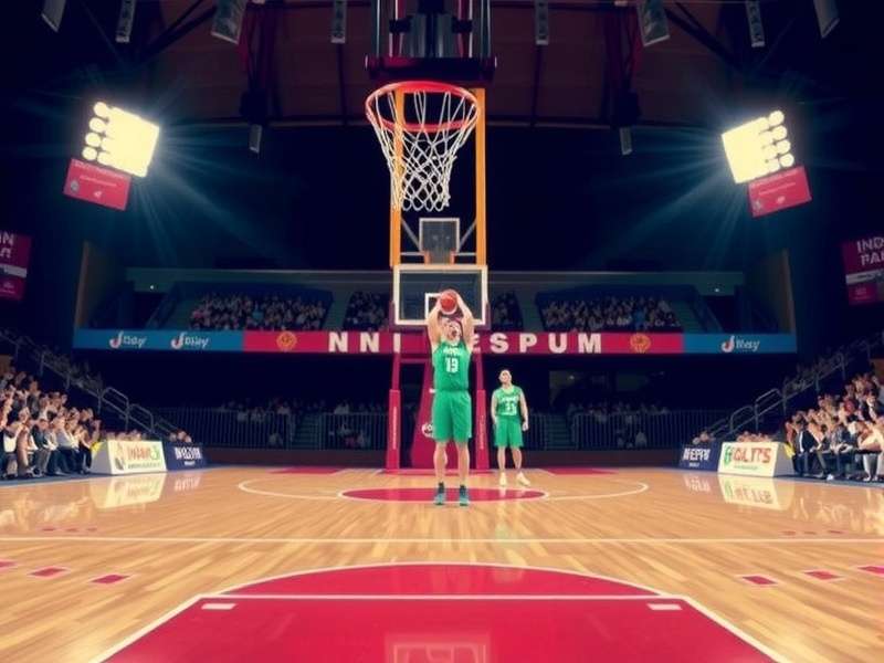 Indian Basketball Court in Game